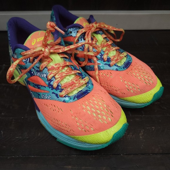 Asics  Gel Noosa Tri 10 Women Size 6.5 T580N Multicolor Running Shoes Sneakers - Picture 3 of 14